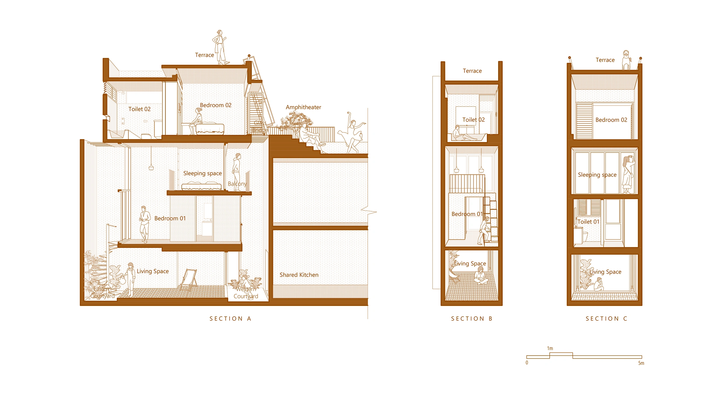 20 Sq.m House section
