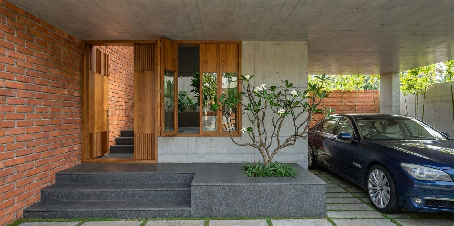 30’ x 30’ House entrance