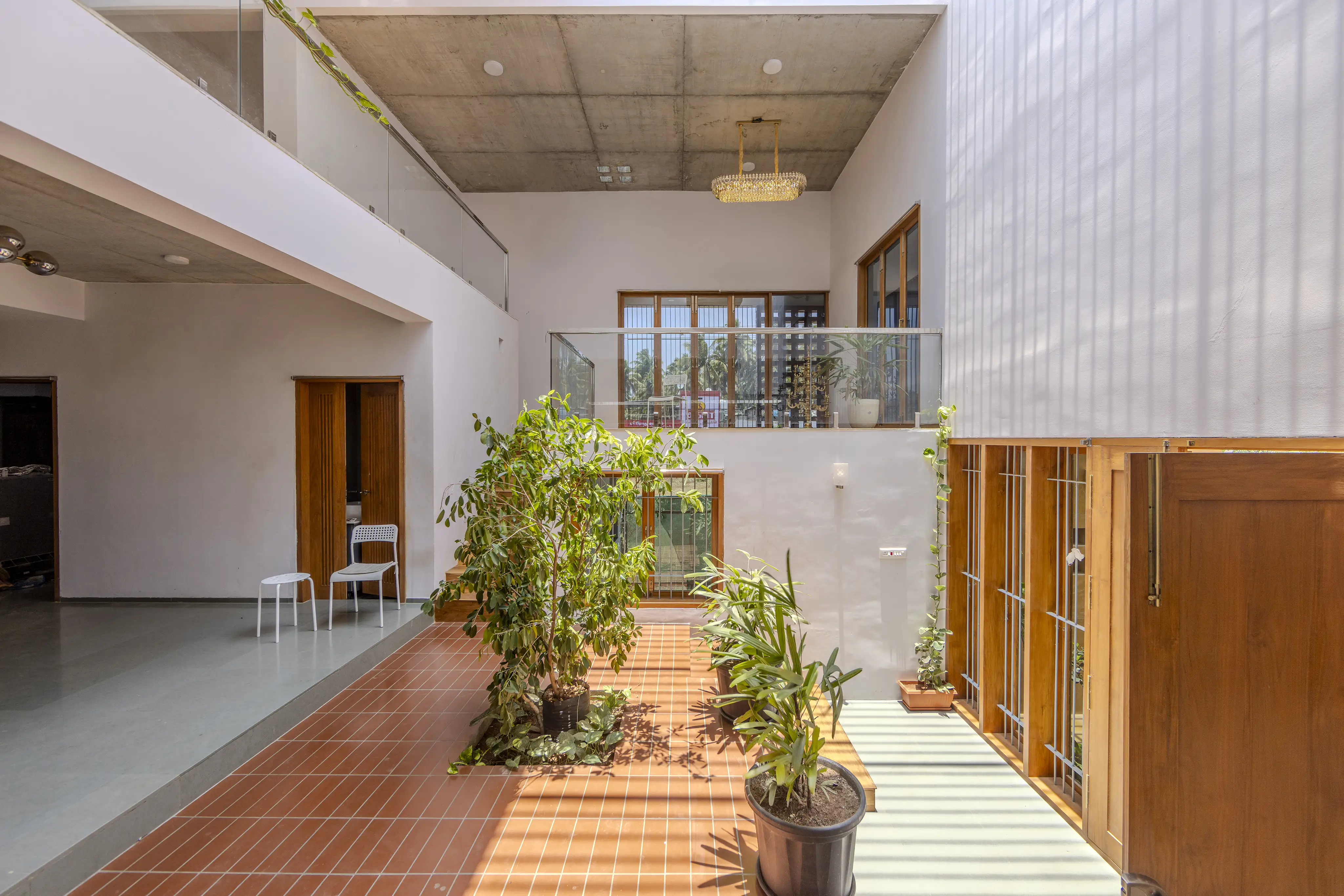 Dwell in Levels courtyard