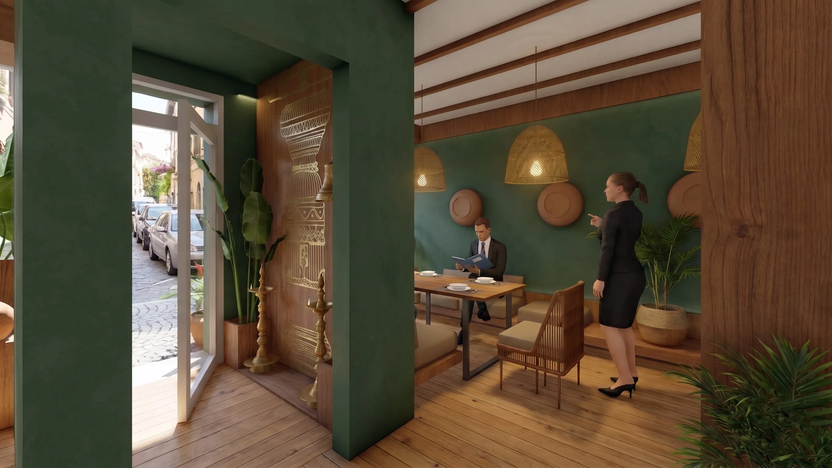 Ilai Restaurant entry