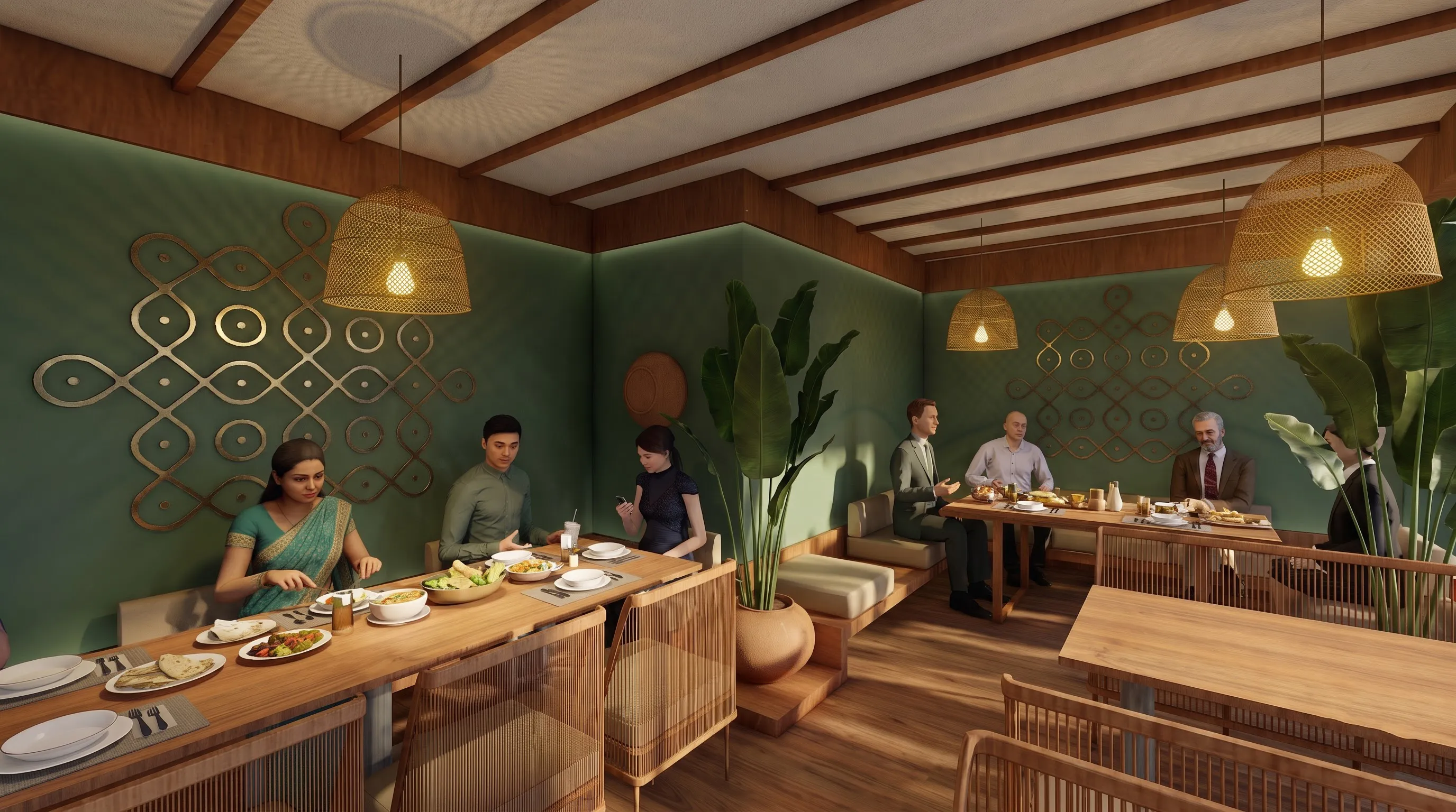 Ilai Restaurant interior dining