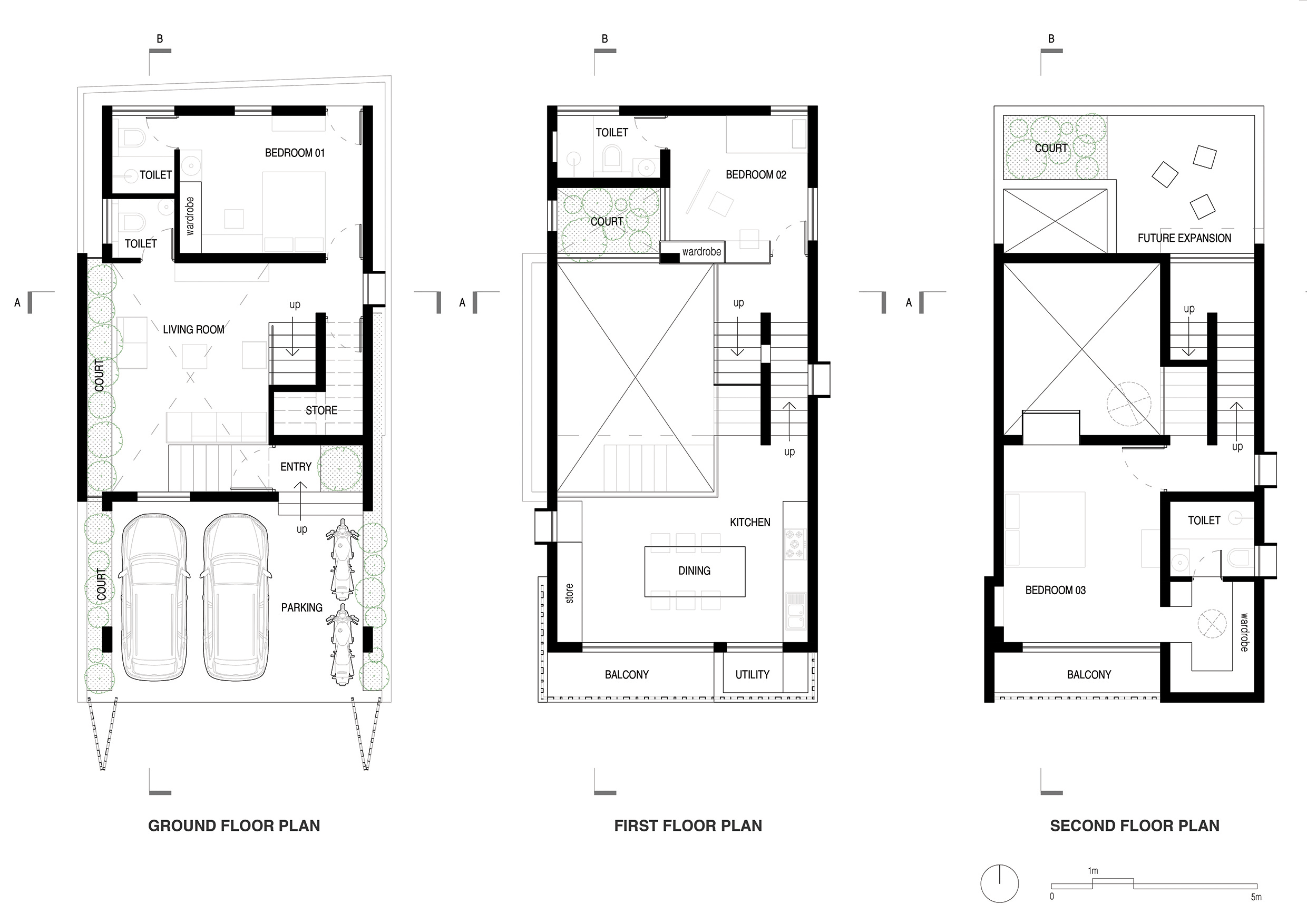 Splitscape Residence plan